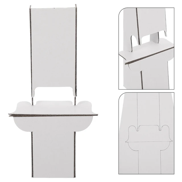 12 Pcs Cardboard Display Easel Stands for Picture Frames Posters Greeting Card Stand Portable Desktop Mini Frames 4