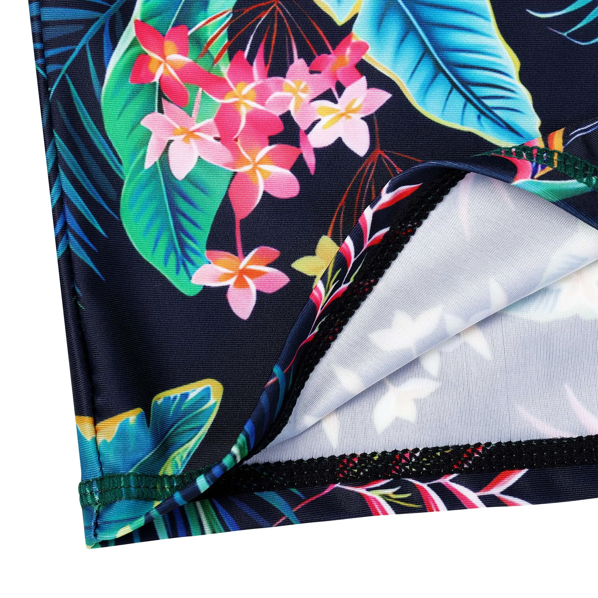 Kids Swimsuit Two Pieces Sets Swimwear Long Sleeve Rashguard UV Sun Protective Swimming Suit 3-12Y