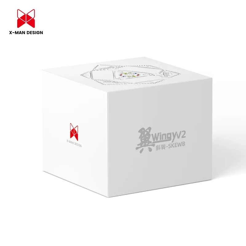 [Cube Fun] Qiyi XMD Wingy V2 M Magnetic Magic Speed Cube Stickerless Professional Fidget Toys X-MAN Wingy V2M Cubo Magico Puzzle 6