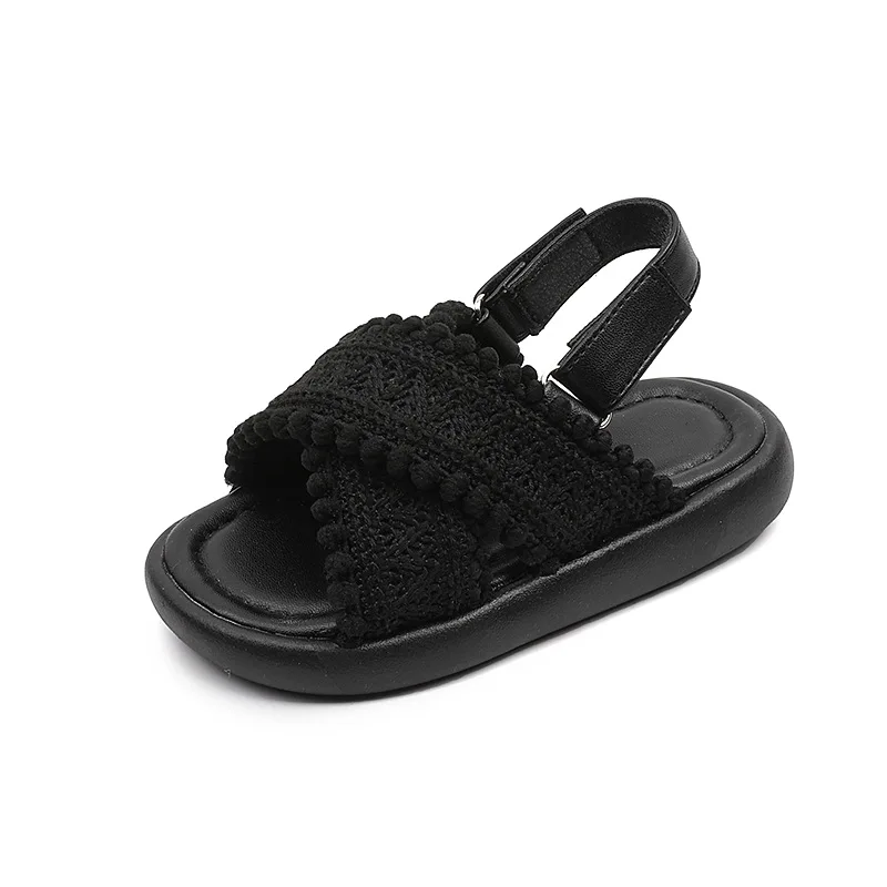 Girls Summer Beach Shoes Ethnic Style Kids Casual Sandals Soft Sole Fashion Children Retro Princess Shoes 2026 Summer New - 6