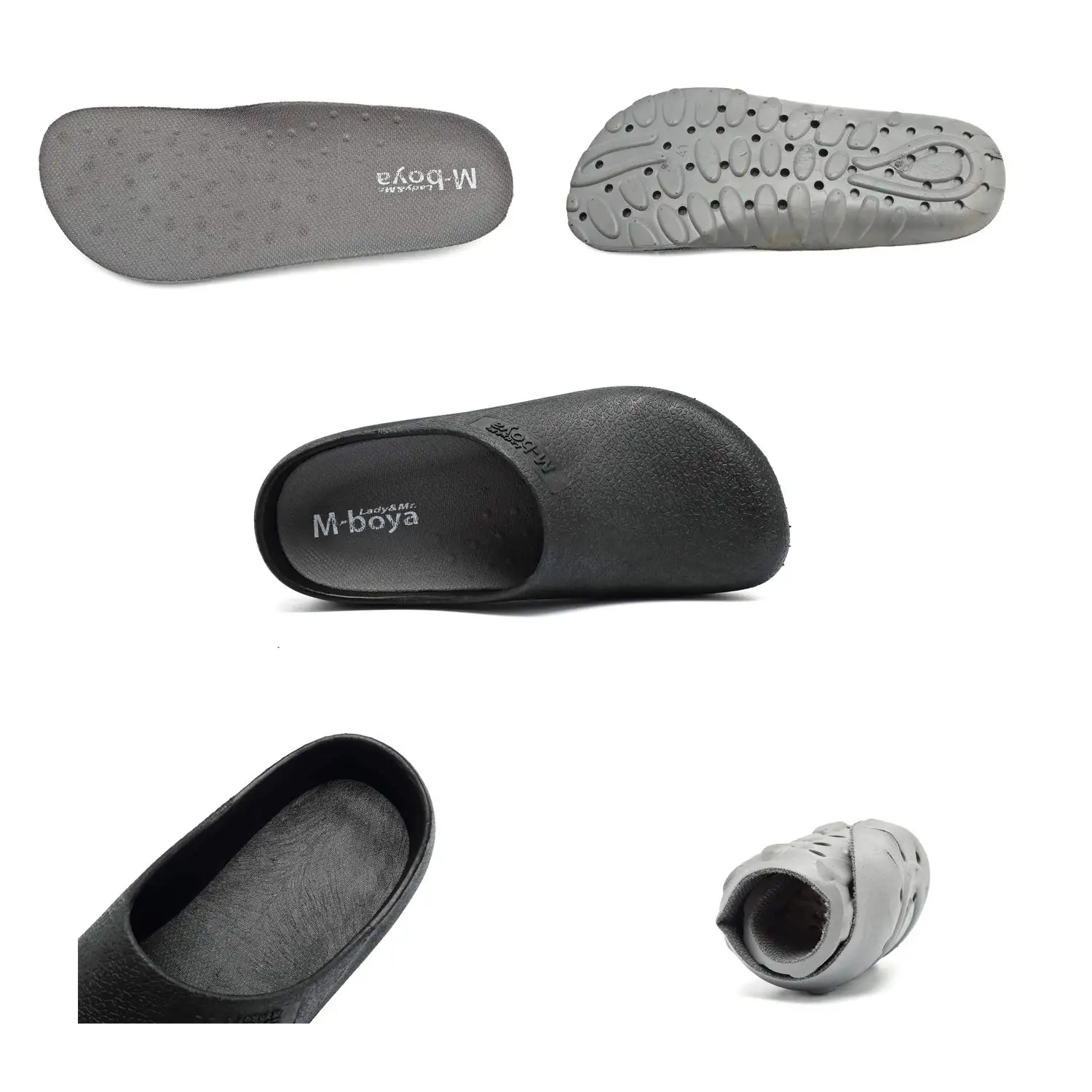 Hotel Kitchen Clogs Non-slip Chef Shoes Casual Flat Work Shoes Breathable Resistant Kitchen Cook Working Size Plus 37-46