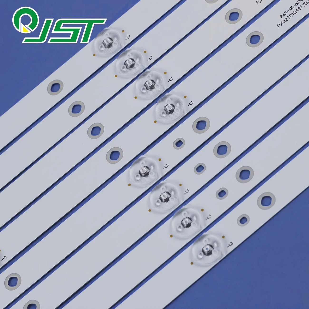 New 8pcs/Kit LED Strips for 48 TV ATVIO AT48H1 HKC K480 2201-MB48030-0401BL2 2201-MB48030-0401BR2 MZ4B17B7 S7331