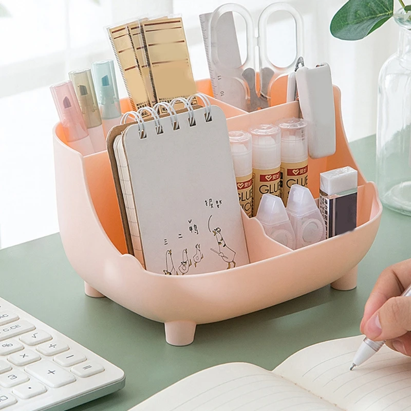 

Multi-grid Desk Holder Pen Holder for Office School Desk