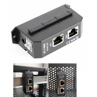 DIN Rail Single Port 2.5 Gigabit PoE Injector 802.3af/at/bt Negotiation Up to 90W Output PoE++ For PTZ IP Cameras High-end AP 1