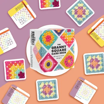 Granny Square Card Deck Crochet Kit 1