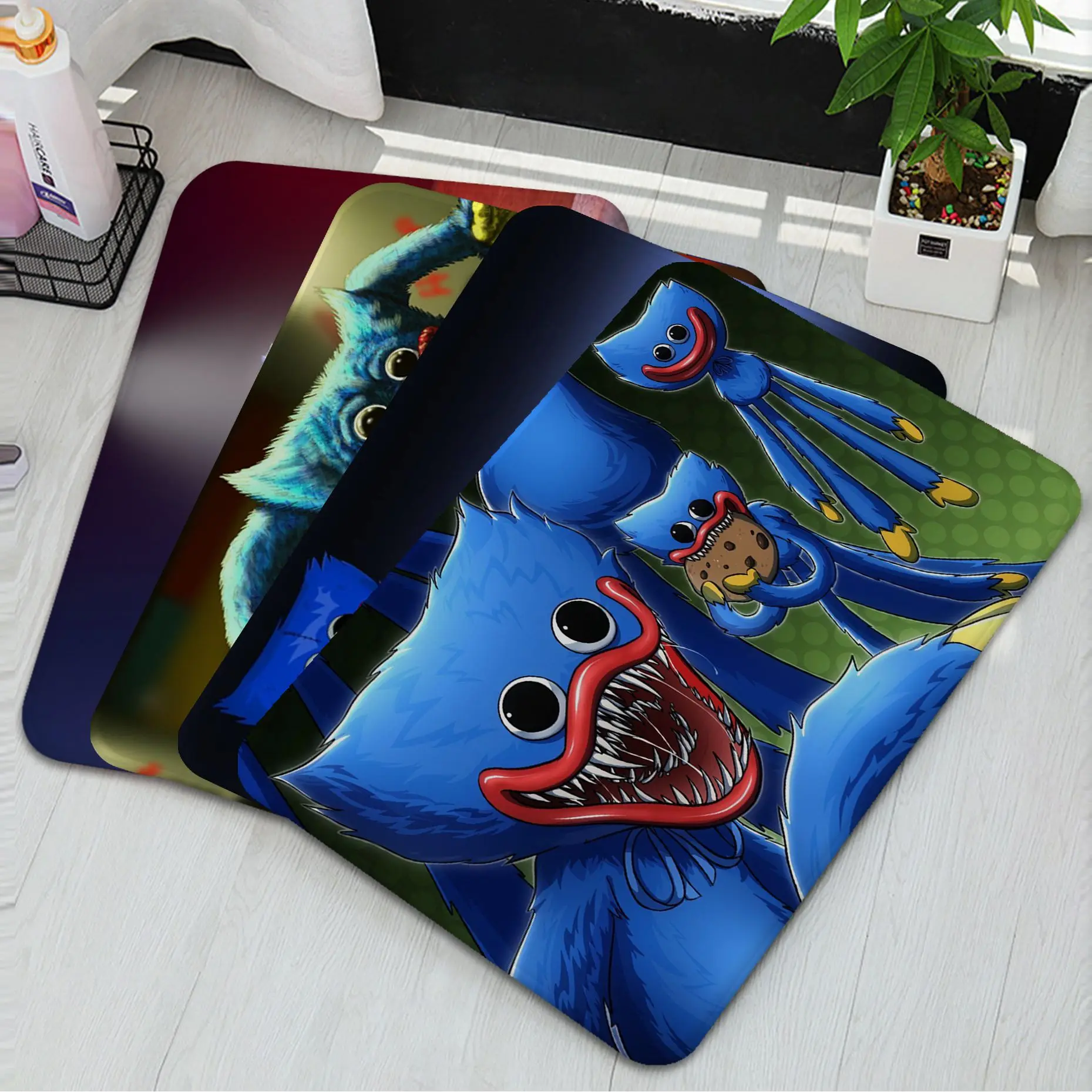 H-Huggy -- Tappetino Wuggy Tappeto Da Corridoio Retro Scelta Multipla Tappeto Da Cucina Per Soggiorno Tappeto Di Benvenuto Antiscivolo