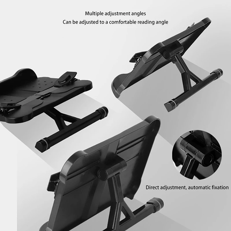 Multifunctional Adjustable Reading Book Holder Bookshelf Mobile Phone Tablet Book Stand Holder Portable Foldable Bookends