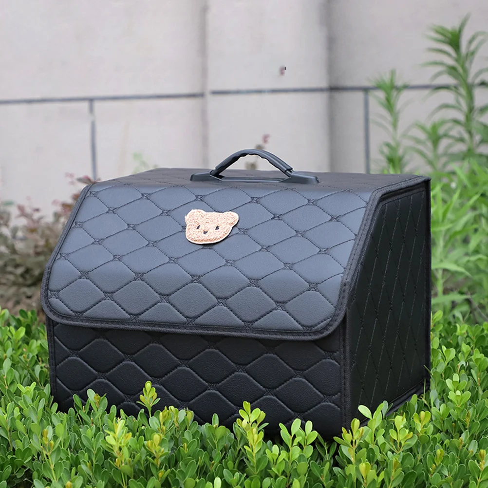 

Folding Car Trunk Box Car Storage Box Trunk Organizer Bin Auto Bins Folding Automotive Foldable Vehicle