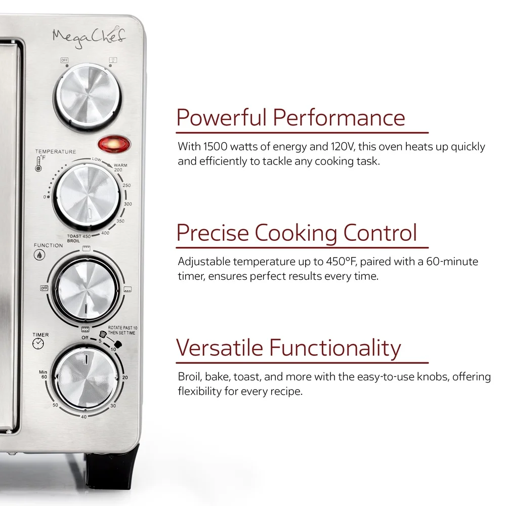 30-Quart Stainless Steel French Door Toaster Oven 4