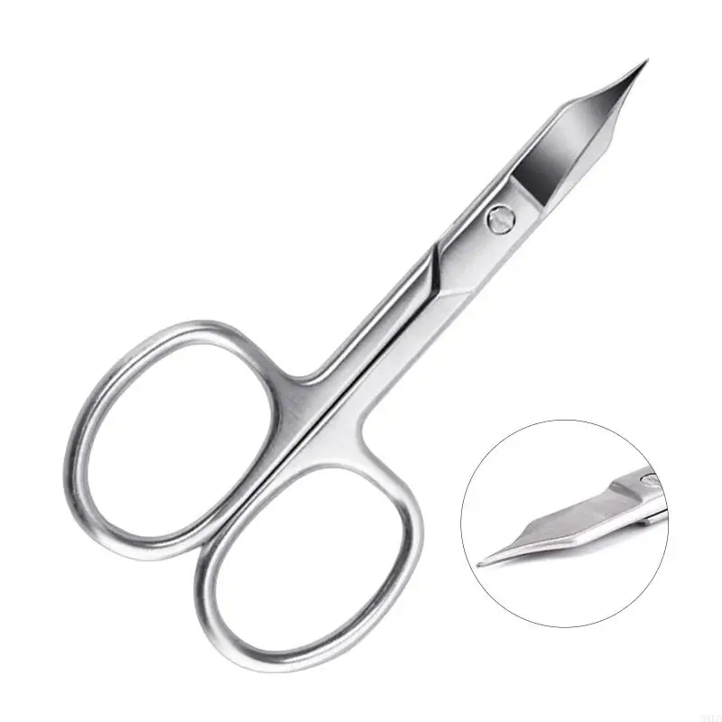 50LD Stainless Steel Curved Scissors Manicure Pedicure Grooming Tool Scissors for Professional Finger & Toe Care 2