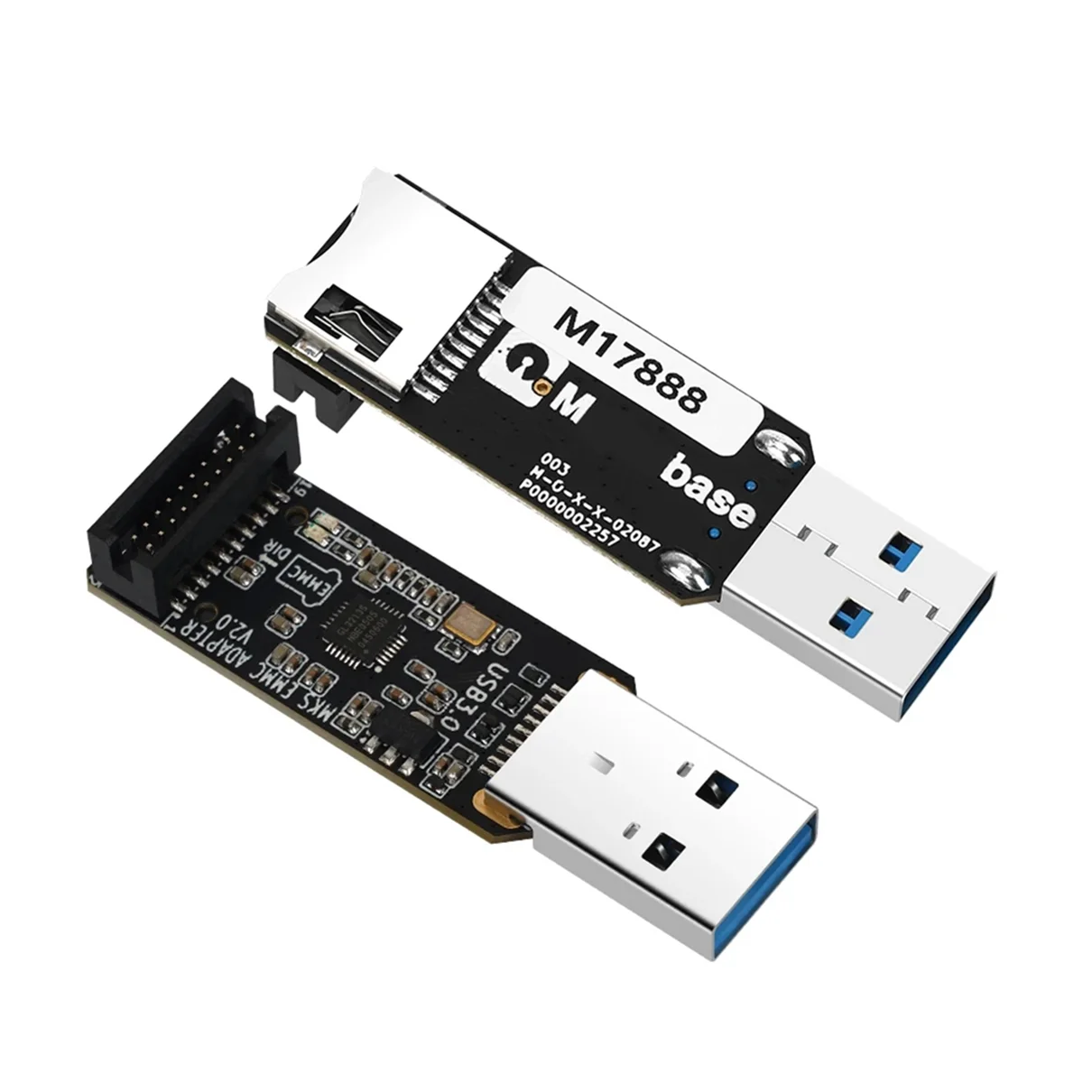 MKS EMMC-ADAPTER V2 용 USB 3.0 카드 리더기, MKS EMMC 모듈 마이크로 SD TF 카드, MKS Pi MKS SKIPR