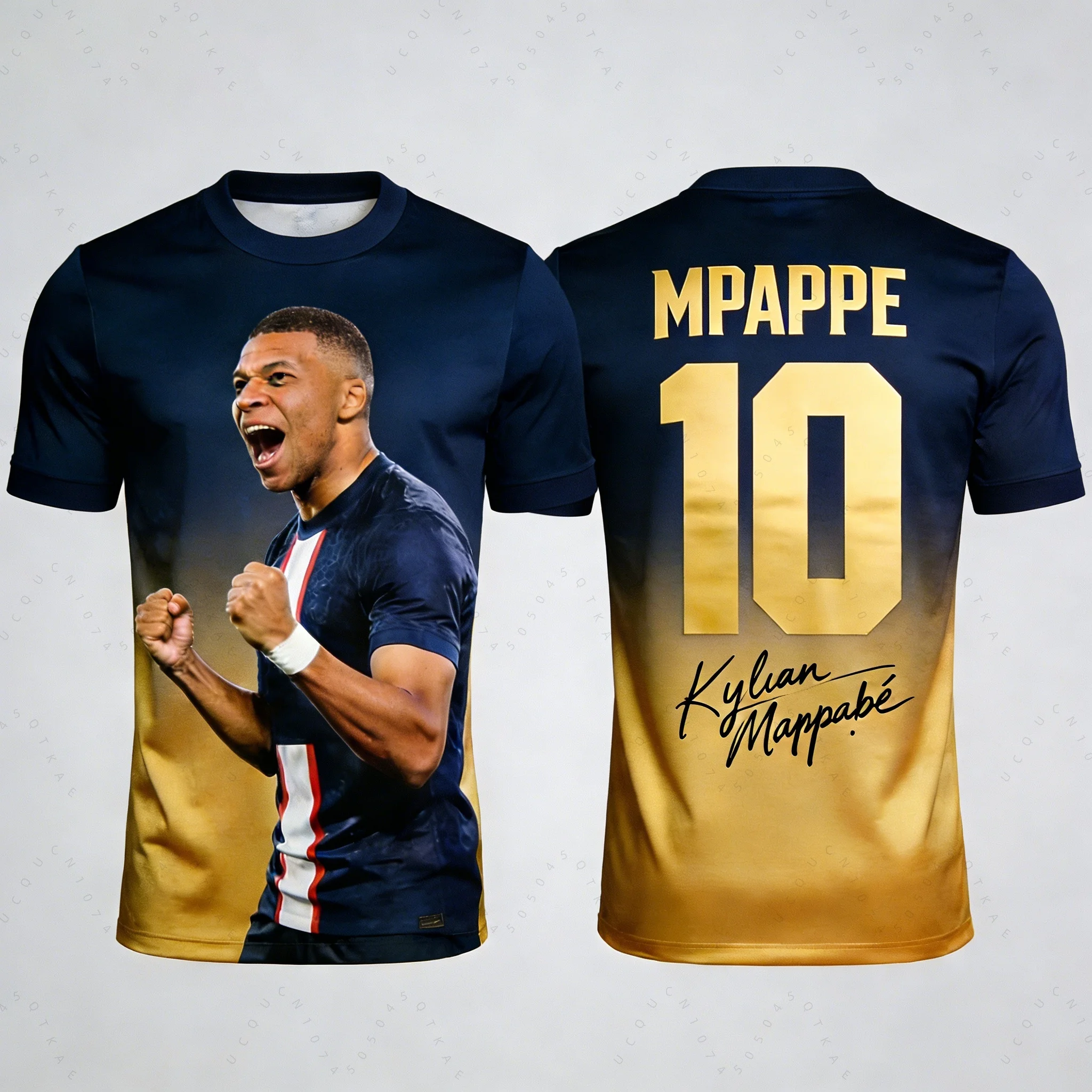26 패션 Mbappe 스페셜 에디션 축구 티셔츠 빠른 건조 야외 스포츠 저지 통기성 남성 여성 키즈 오토바이 티셔츠