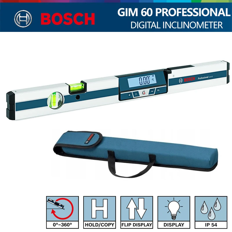 Bosch Gim 60 Professional Digital Inclinometer Electronic Level