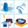 New Simulation Cleaning Tool Sweeping Toy Vacuum Cleaner Cleaning Kit Tool Trolley Baby Play House Housework Toys Gifts For kids 4