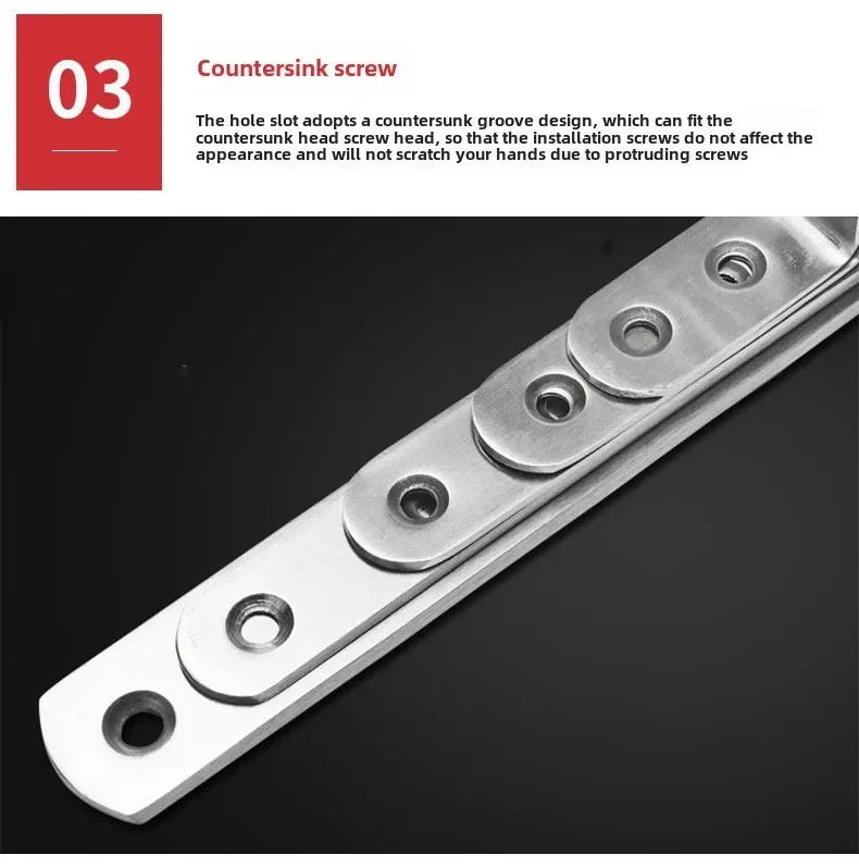 4PCS Furniture Stainless Steel Corner Code 90 degree Right Angle Wardrobe Table and Chair Fixed Bracket Square Angle Iron furniture corner bracket