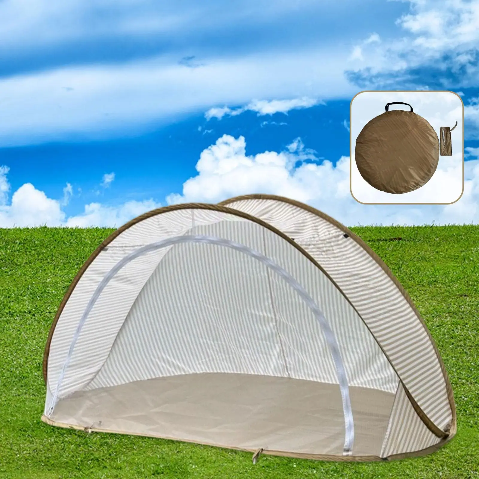 Beach Tent Easy Popup Folded Beach Shade for Sun for Outdoor Backyard Hiking Beach Tent Easy Popup Folded Beach Shade for Sun for Outdoor Backyard Hiking