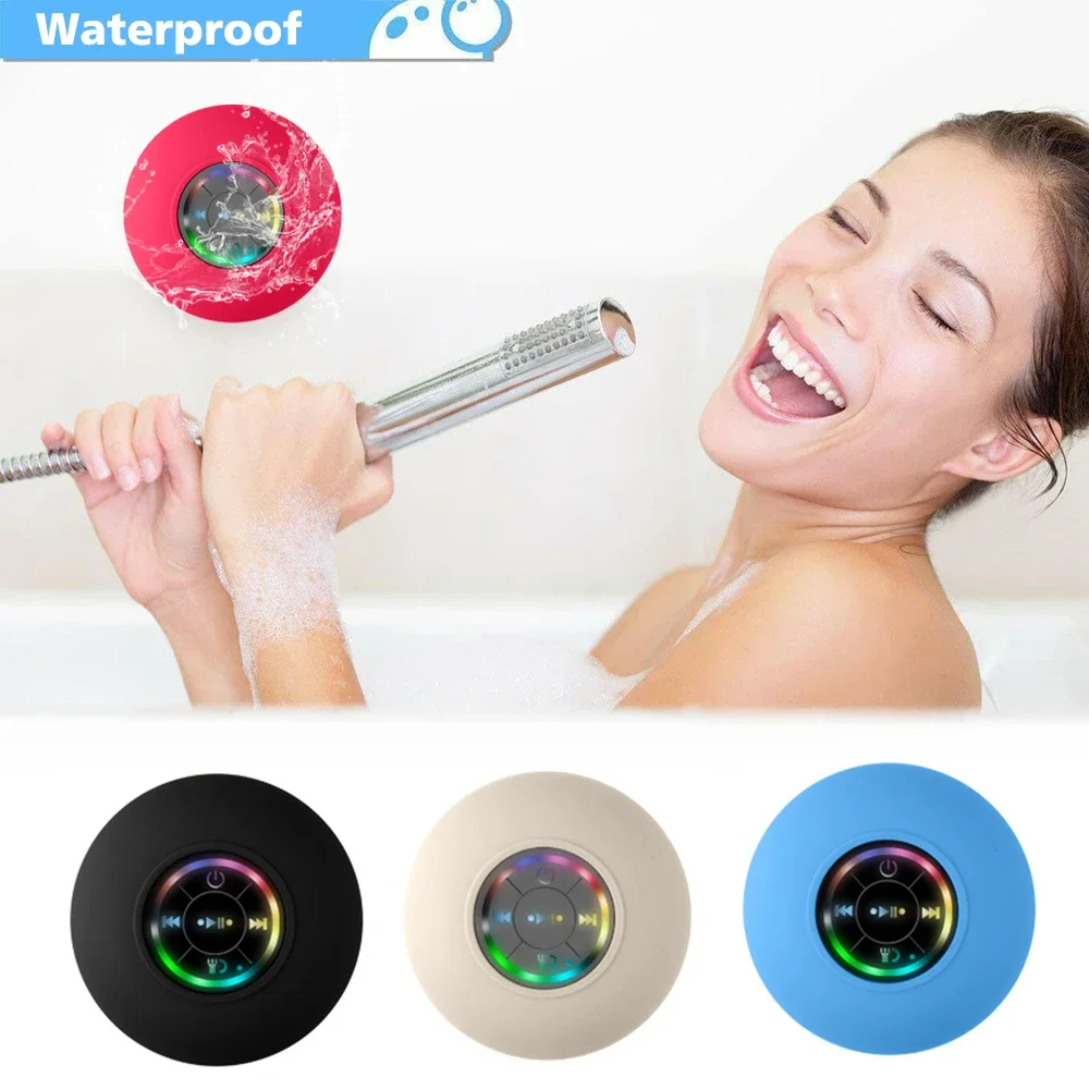 Bathroom Waterproof Wireless Bluetooth Speaker Mini Portable with Suction Cup mini bluetooth speaker,portable speaker,bluetooth speaker,mini sound box,audio speaker