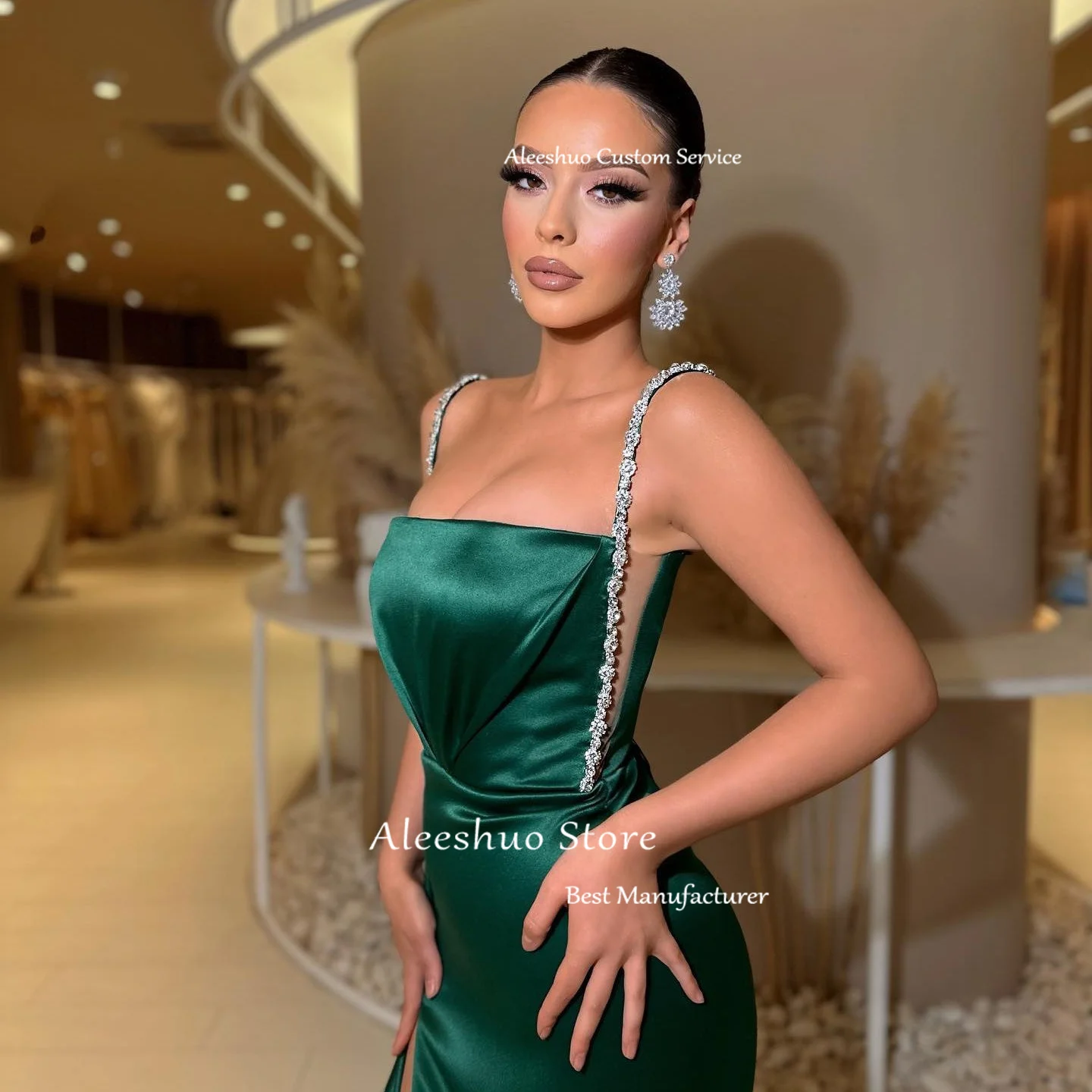 Рисунок 2 - Женское атласное вечернее платье-Русалка Aleeshuo