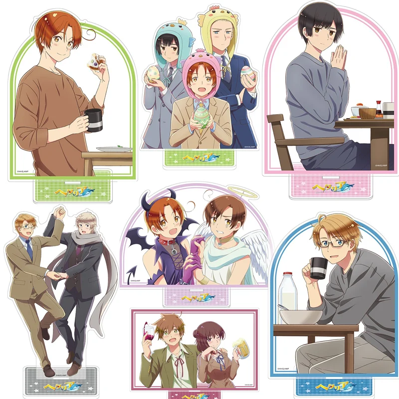 Anime Heitaliya Wonderful World Figuren Acrylständer Tischdekorationen Zubehör Dekor Modell Geschenke Exquisite Produkte Spielzeug