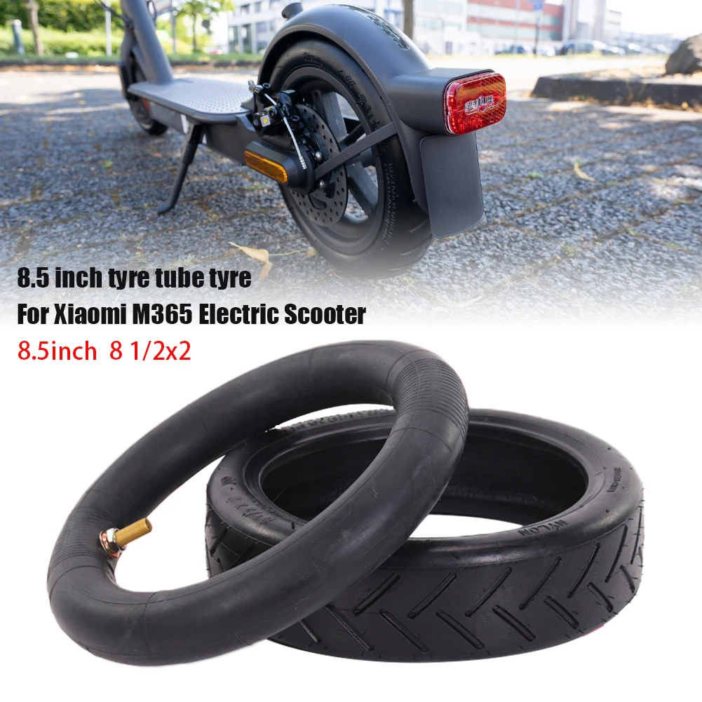 

1PC For Xiaomi Electric Scooter Rubber Tire 8 1/2x2 Upgraded Thicken Inner Tube 8.5" M365 Pro Front Rear Replacement Tyre