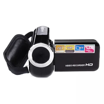 Mini videocamera DV 1080P Vlogging fotocamera portatile 16MP fotocamera digitale per bambini schermo a colori TFT da 2.0 pollici Flash LED integrato 32GB