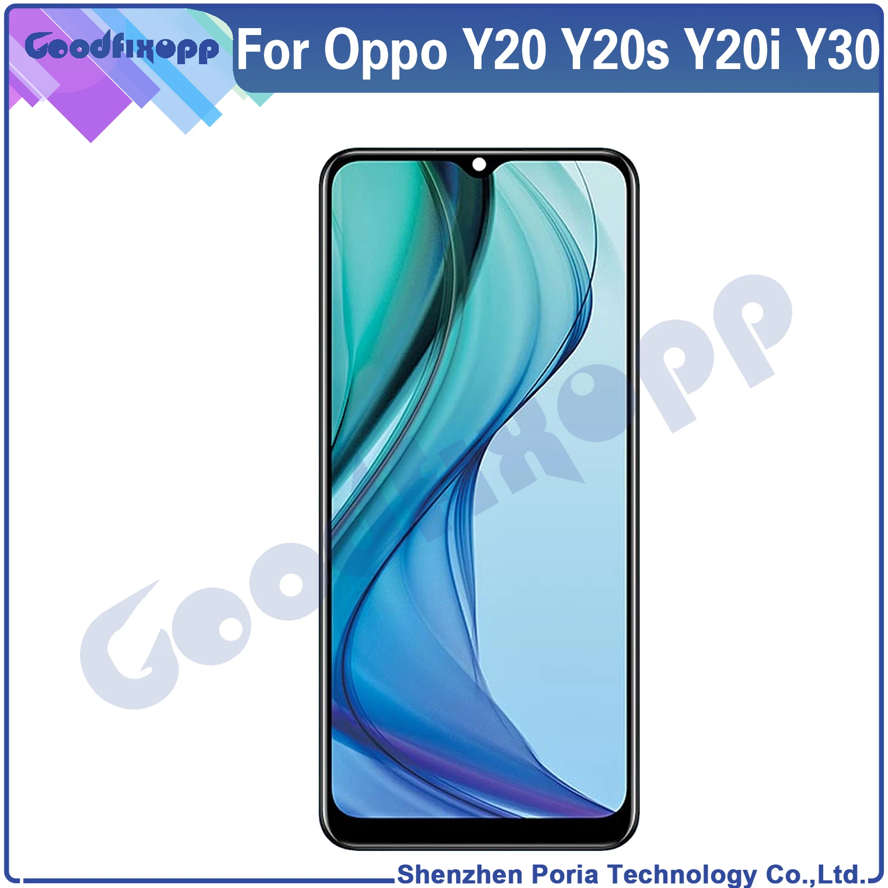 

For Vivo Y20 Y20i Y20s Y30 5G V2029 V2027 V2032 LCD Display Touch Screen Digitizer Assembly Replacement