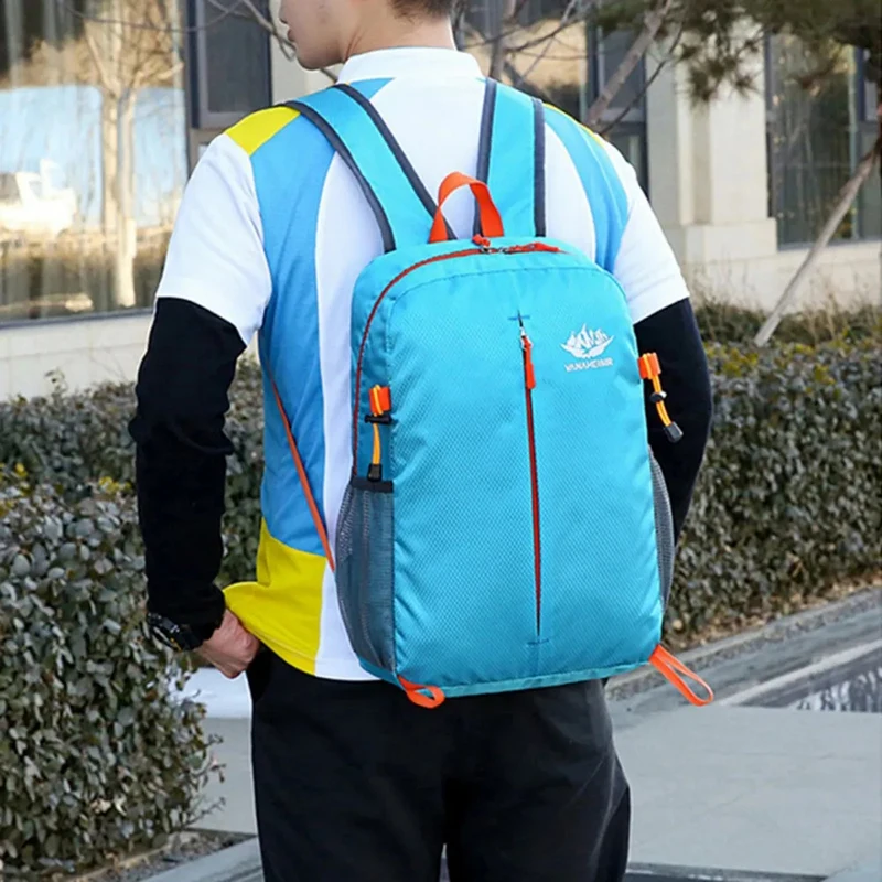 New Foldable Backpack Outdoor Ultra Light Camping Hiking Travel Bag Men's and Women's Computer Waterproof Backpack Day Bag