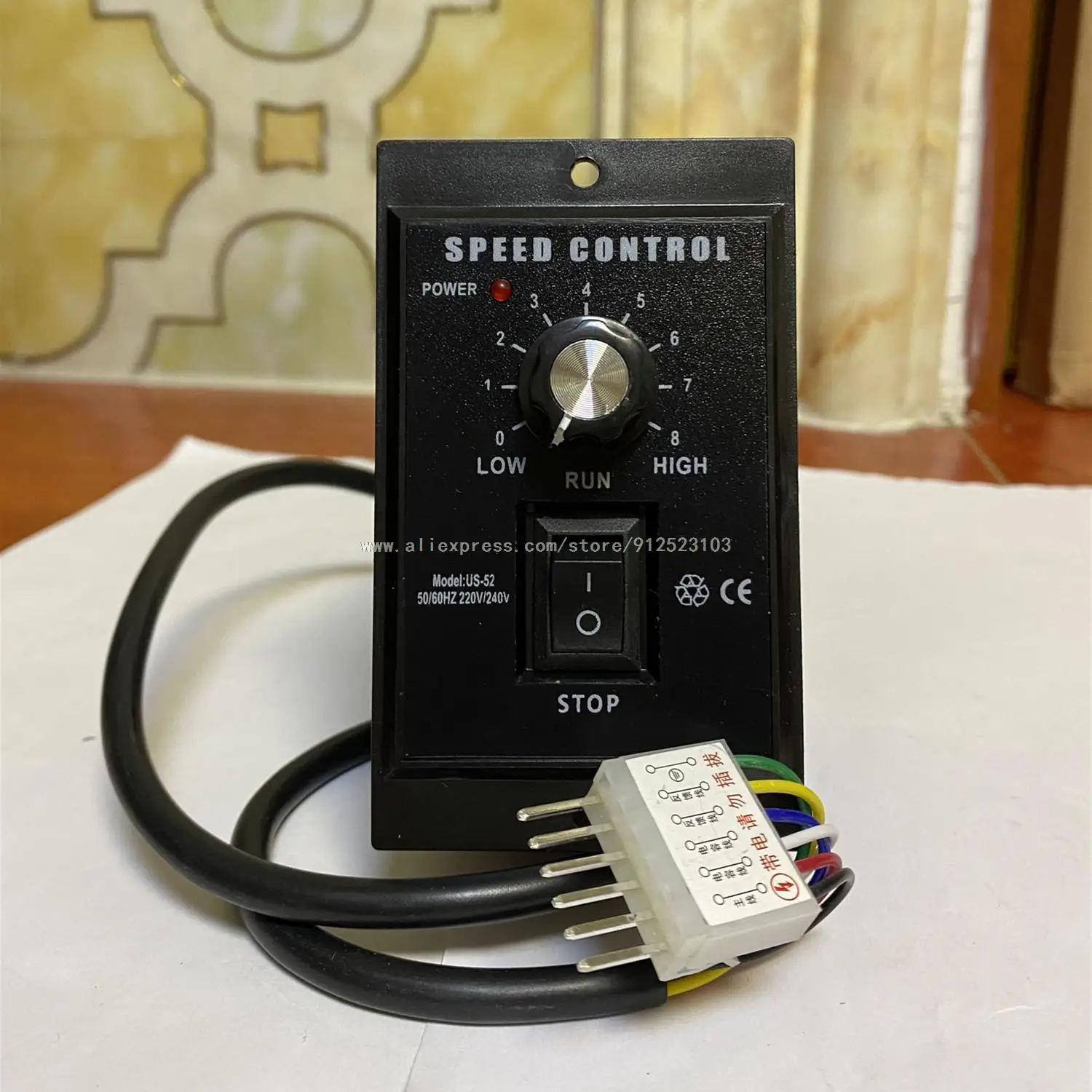 US-52/M 120W AC 220V 50/60Hz Single-phase Motor Speed Pinpoint Regulator Controller Motor speed control Governor
