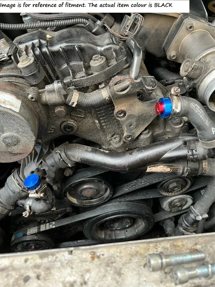 Broyear Neue Adapter-Blindstopfen, Kühler, Thermostat-Bungs-Entfernungsset, passend für BMW E46 E60 E61 E65 E83 E53 *kurze Version* – Detail 1