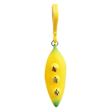 Jouets à presser yeux de banane, porte clés sensoriel, anti Stress, décompression, amusant, lent, cadeau pour enfants et adultes