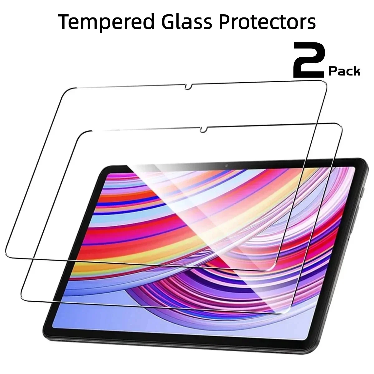 Premium 2-Pack Tempered Glass Screen Protectors - 11 HD Clear, Scratch-Proof, 0.33mm Thickness