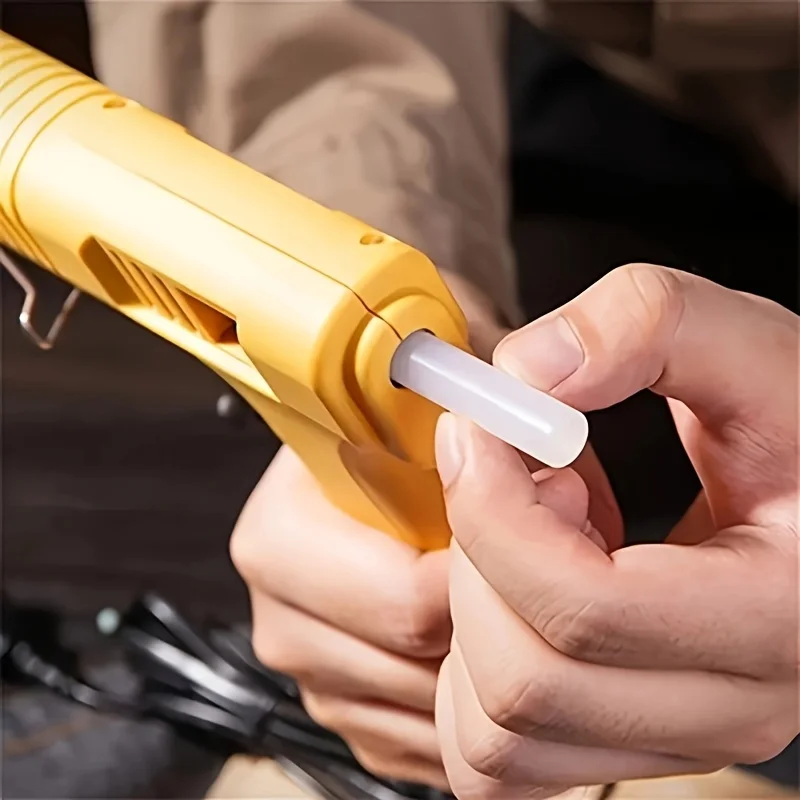 Premium Non-Toxic Silicone Hot Glue Sticks - Smooth, Odorless, Drip-Free for DIY Crafts and Woodworking