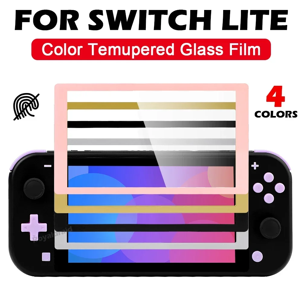 Vibrant Screen Protector for Switch Lite - Premium Transparent HD Clear Tempered Glass, Anti-Scratch