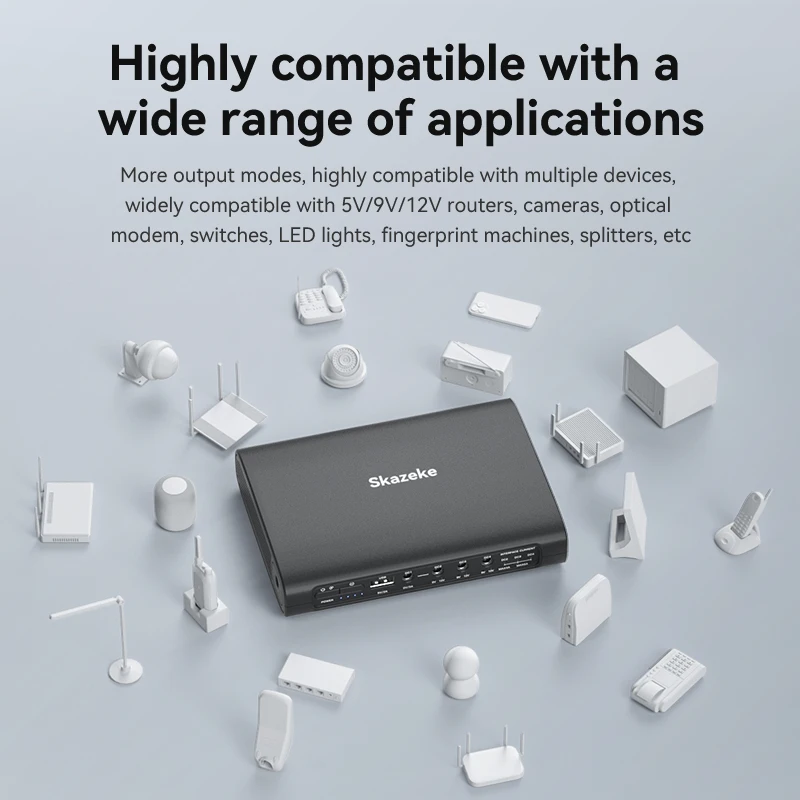 UPS Battery Backup 27000mAh Mini Small Uninterruptible Power Supply for Routers Camera Smartphone WIFI DC 5V 9V 12V