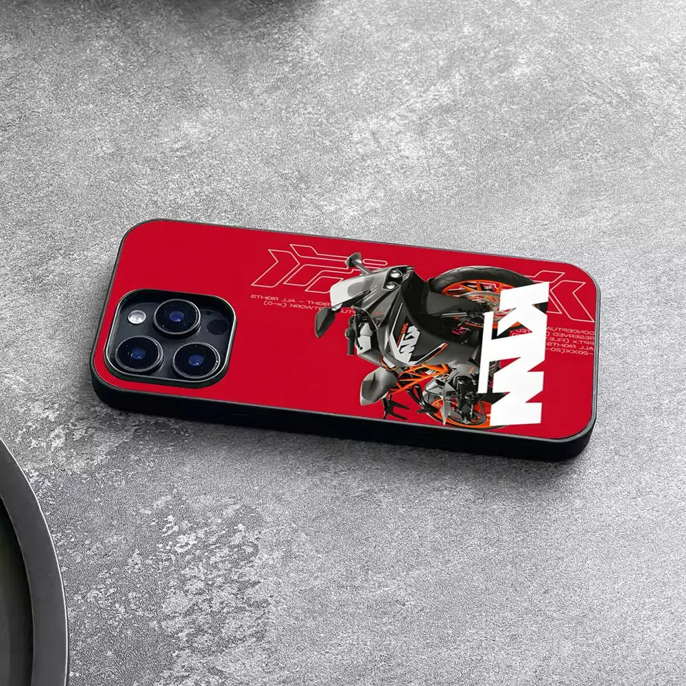 Enhanced Racing Motorcycle Phone Case - Dual Tone Hard PC Fashion Protective Cover