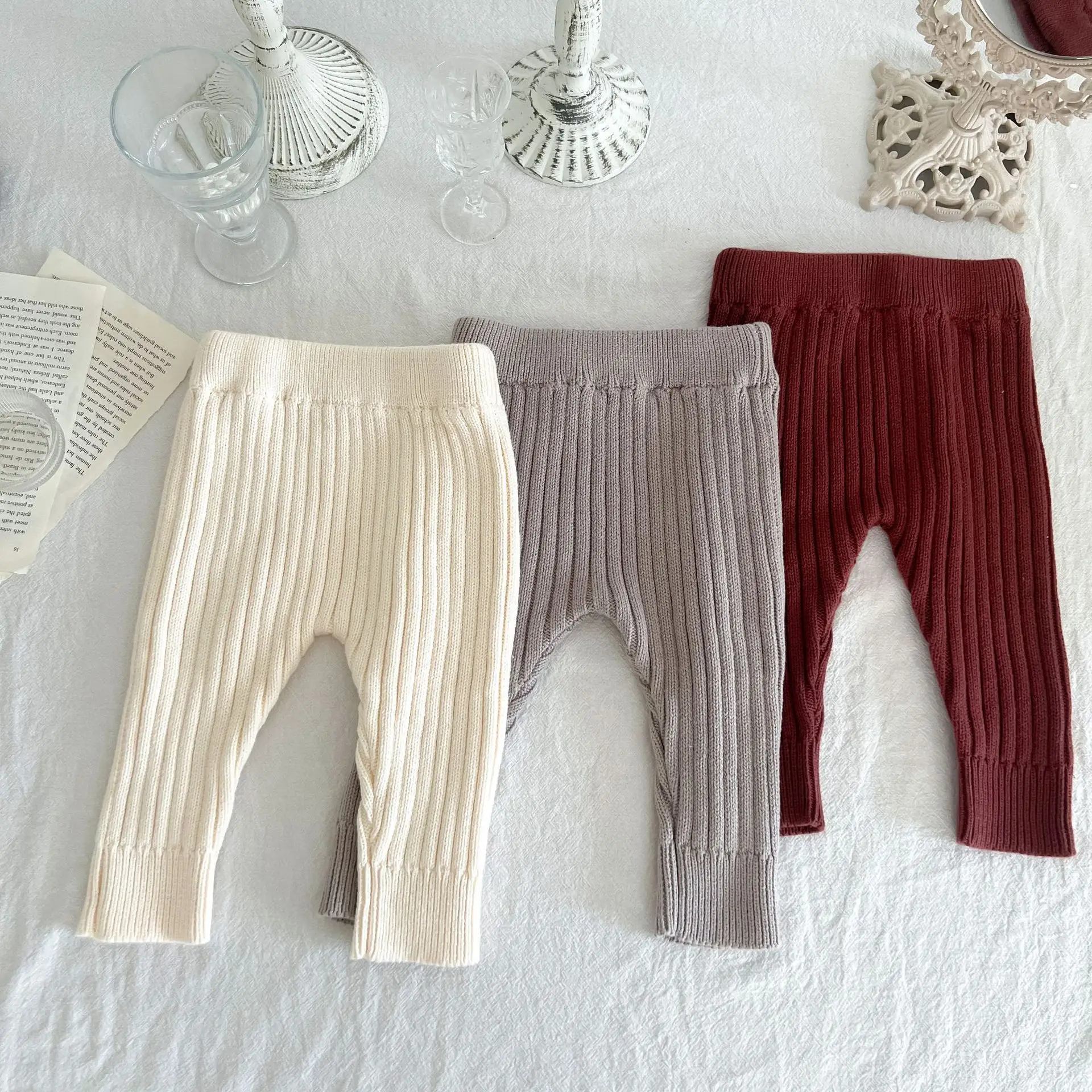 Baby Cable Knit Sweater Leggings