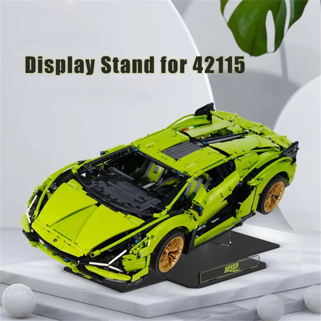 Espositore In Acrilico Per Lego 42115 Sian Fkp 37 (Mattoni Per Modellini Di Auto A Motore (Non Inclusi Set Lego)