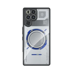 Sleek Matte Transparent Protective Phone Case for ZTE nubia RedMagic 11 Pro+ (White)