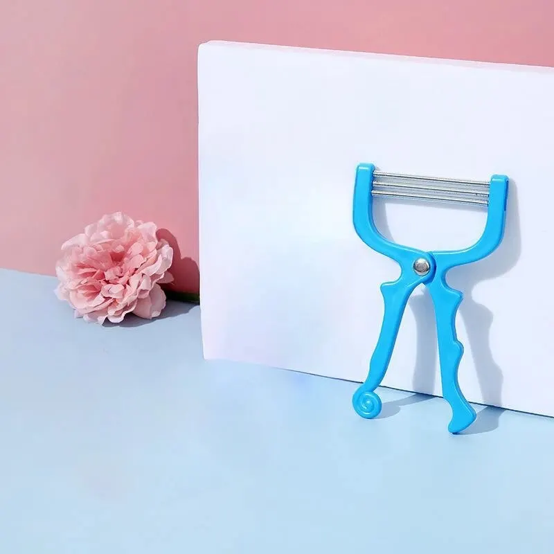 Depiladora manual de depilação para mulheres, removedor de pêlos faciais, ferramenta de rosqueamento beleza 1 pc