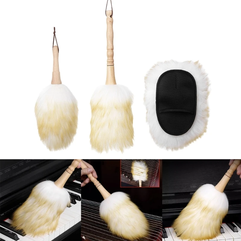 

Удобная щетка из овечьей шерсти для чистки до и после выступлений.