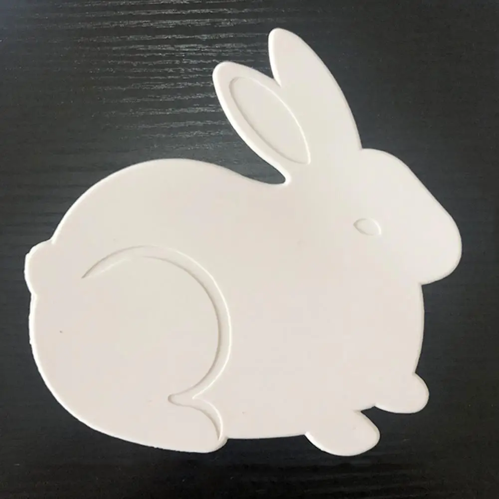 Cup Coaster Simple Appearance Heat Insulation Silicone Creative Squirrel/Rabbit Table Placemat for Home