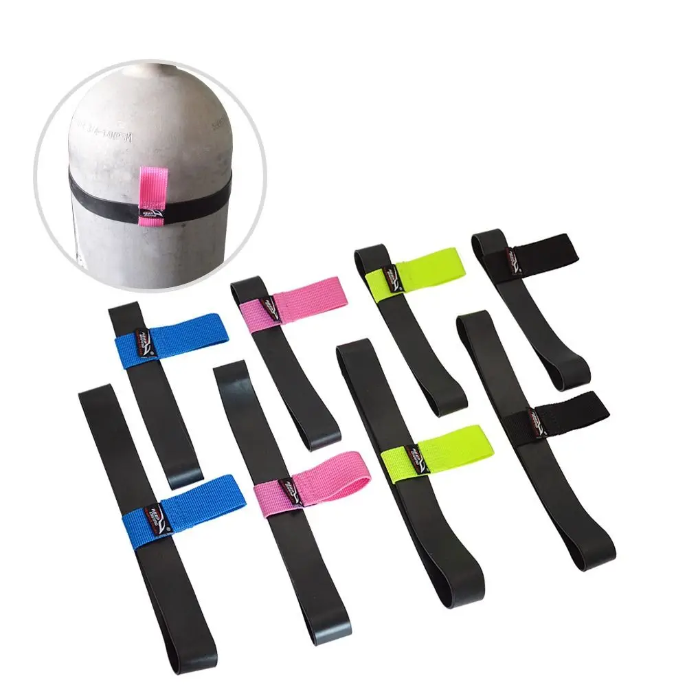 

Эластичный держатель для резервуара для дайвинга, Резиновая лента для бутылки 6 л, 11 л, цилиндрический ремень для подводного плавания, нескользящий многоцелевой