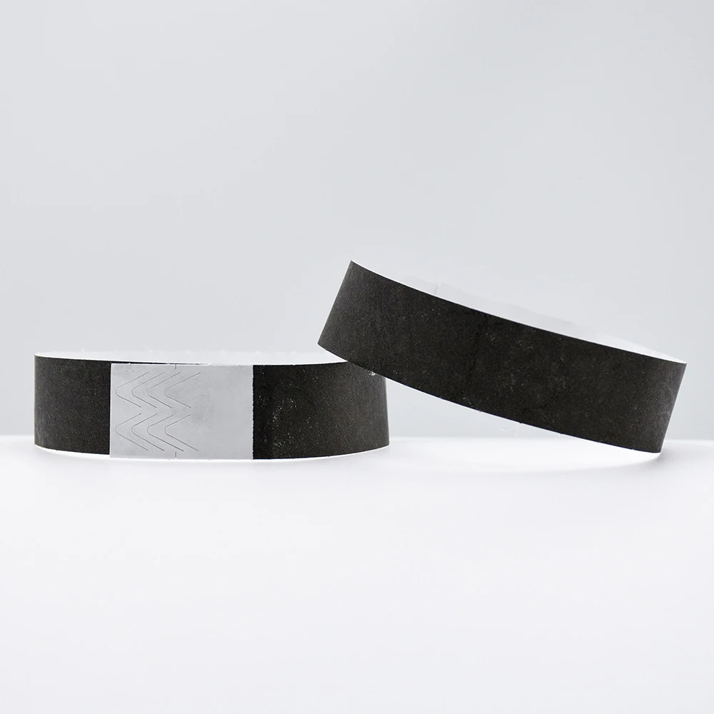 100PCs Synthetic Paper Wristbands for Party Decoration, Sticky Wristband, Print Pattern, Paper Card, Wristbands