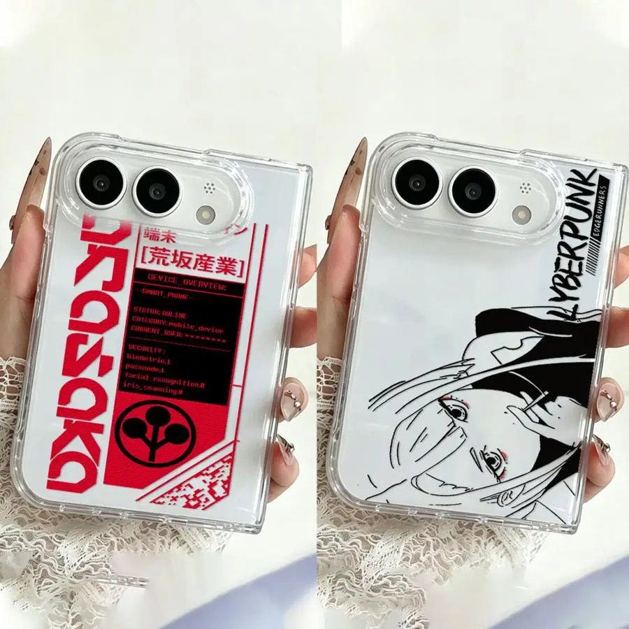 Sleek Capa Case for iPhone Edgerunners Cyberpunk Edition