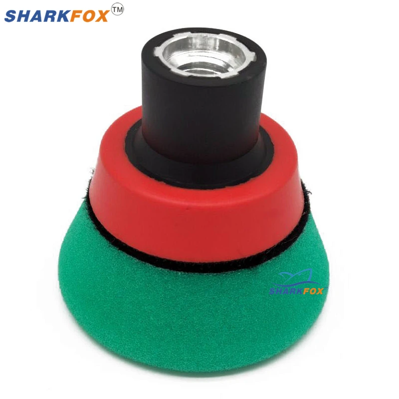 5"6"7" Backing Plater for M14/ 5/8&lsquo;&rsquo; Rotary Polisher Self Adhesive Hook&Loop Back Plate for Polishing Pad Soft Edge