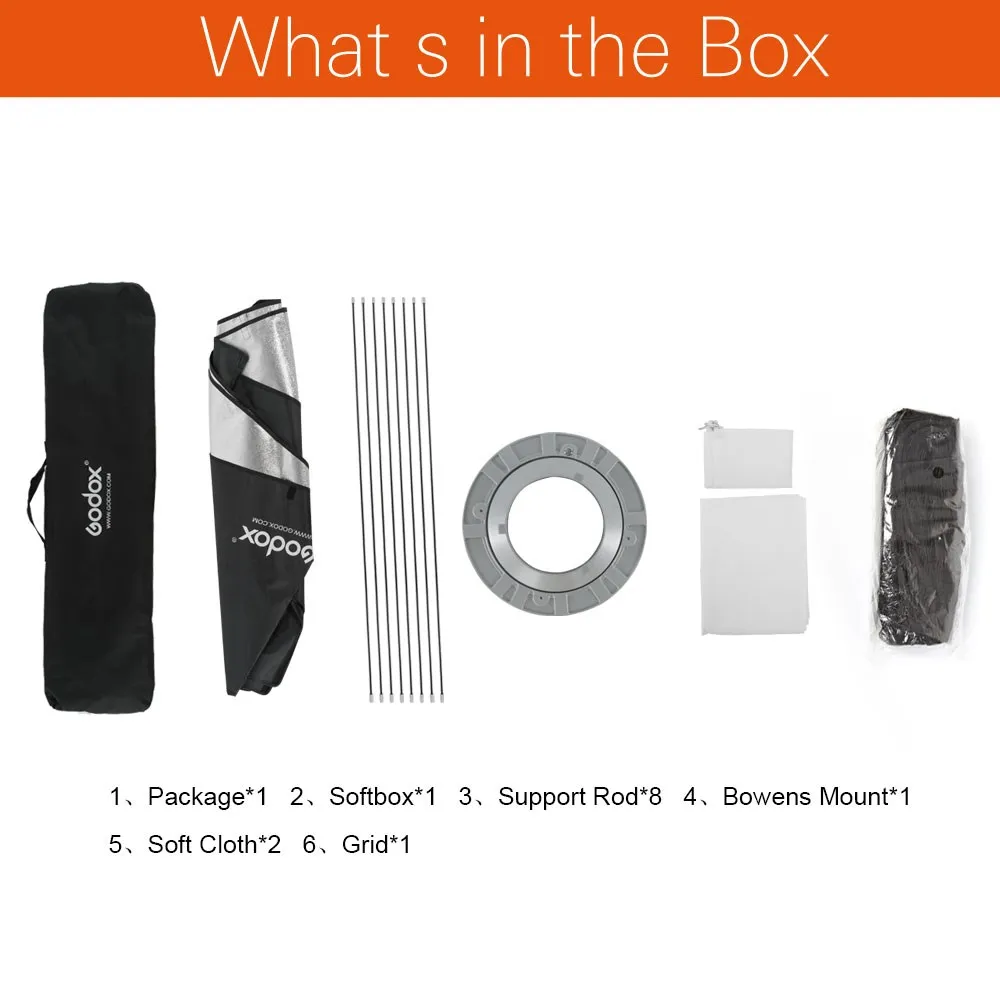 고독스 95cm 120cm 140cm 스튜디오 옥타곤 허니컴 그리드 소프트박스 리플렉터 소프트박스 (보웬스 마운트, 스튜디오 스트로브 플래시 라이트용)