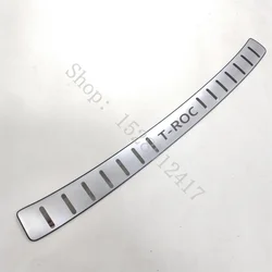 Stainless Steel Rear Bumper Protector Sill and Trunk Tread Plate Trim (Silver)
