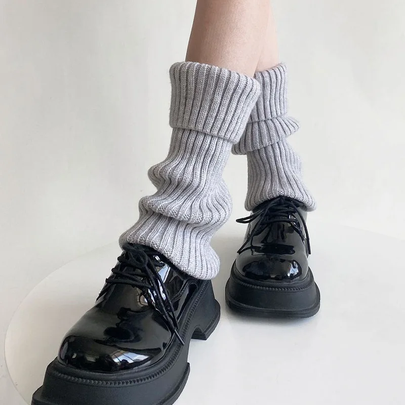 Women Knitted Leg Warmers Winter Socks