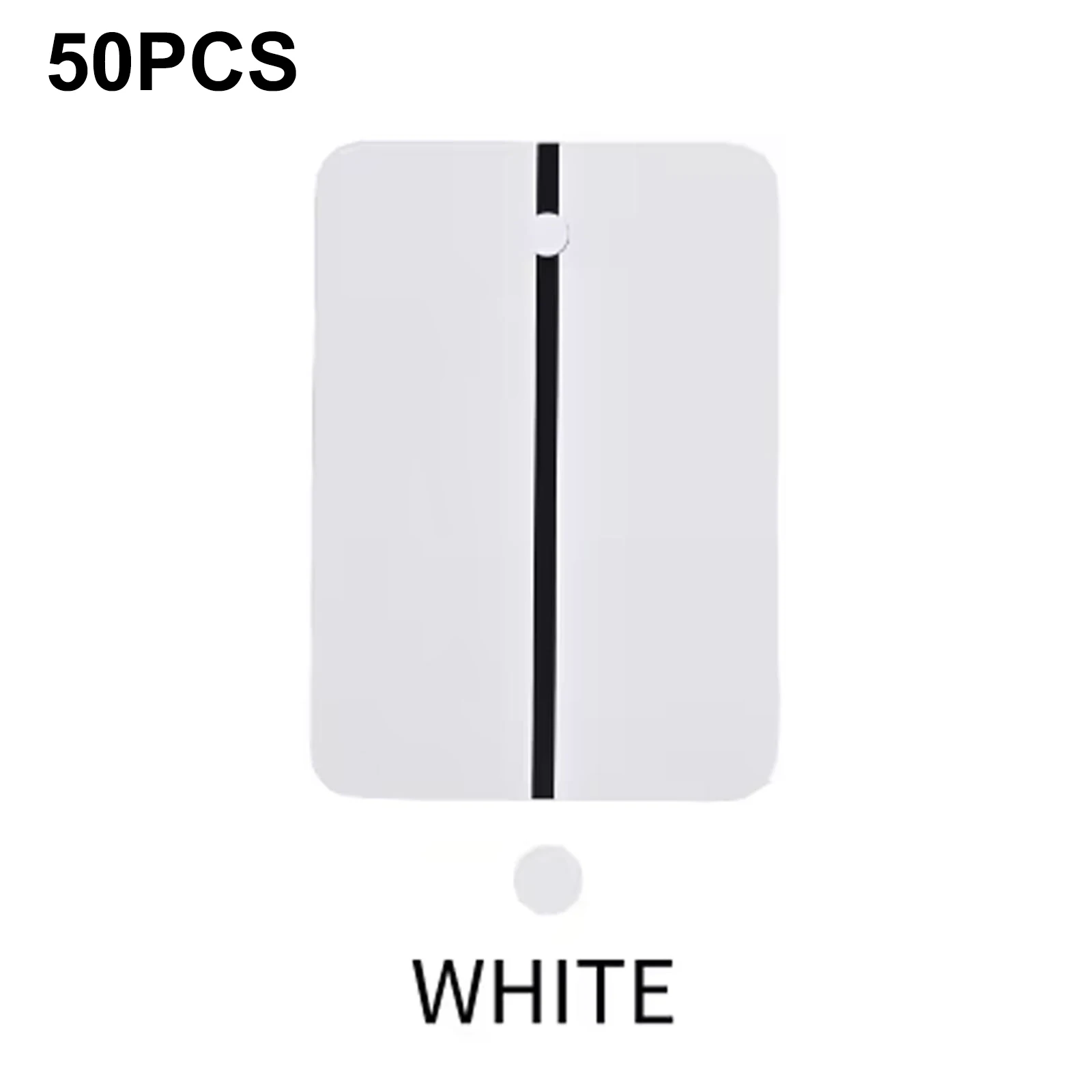 50-Pack of Thin Iron Plates with Holder for Spray Painting and Color Testing