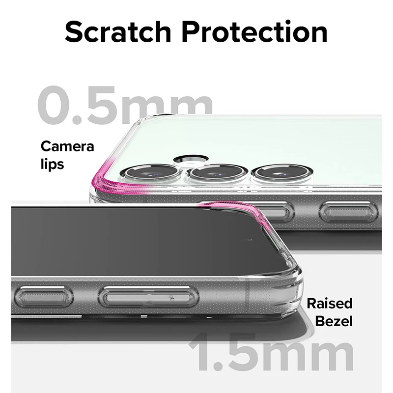 Clear Silicone TPU Phone Case - Durable and Sleek Protective Cover